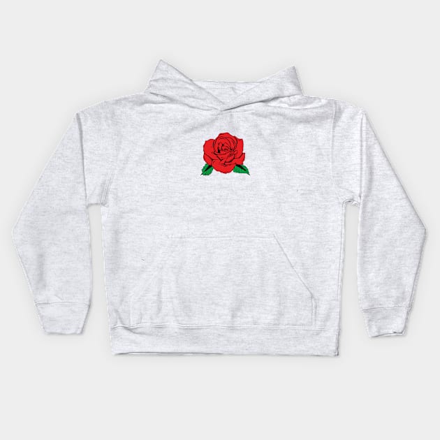 Rose Kids Hoodie by White Name